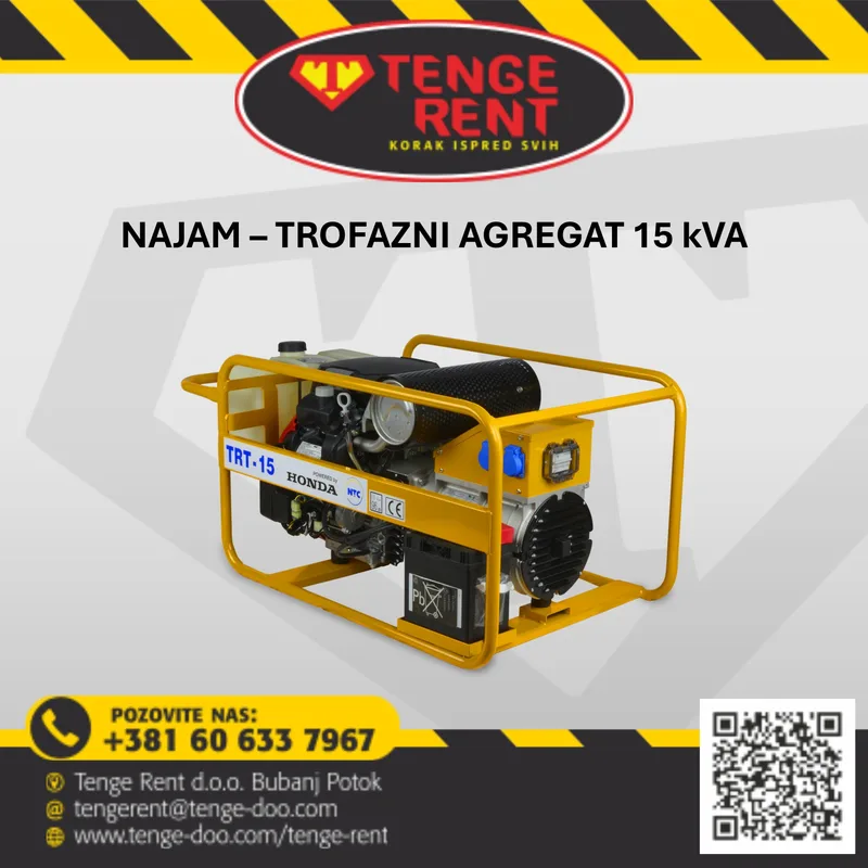 Trofazni agregat 15kVA