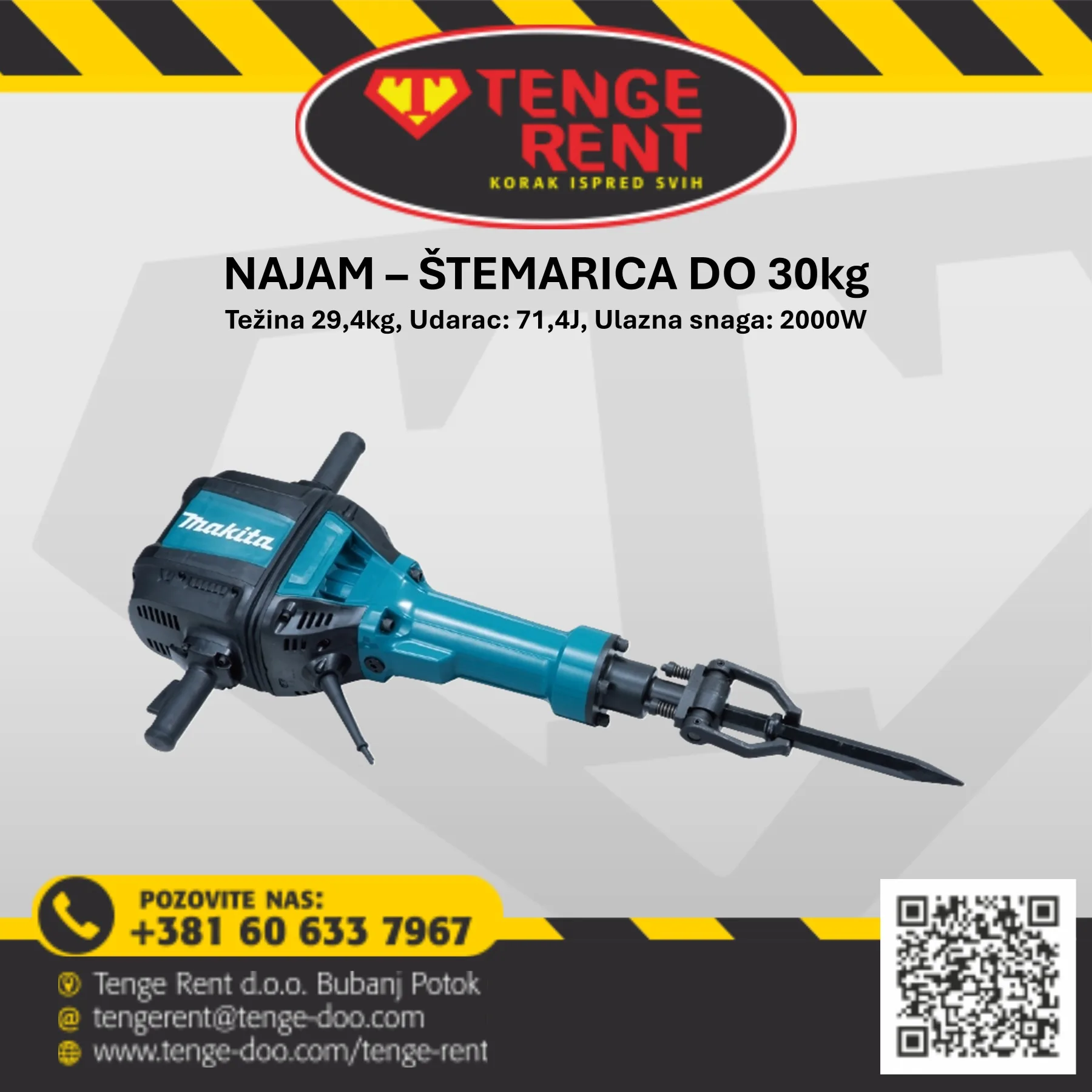 Štemarica HEX do 30kg