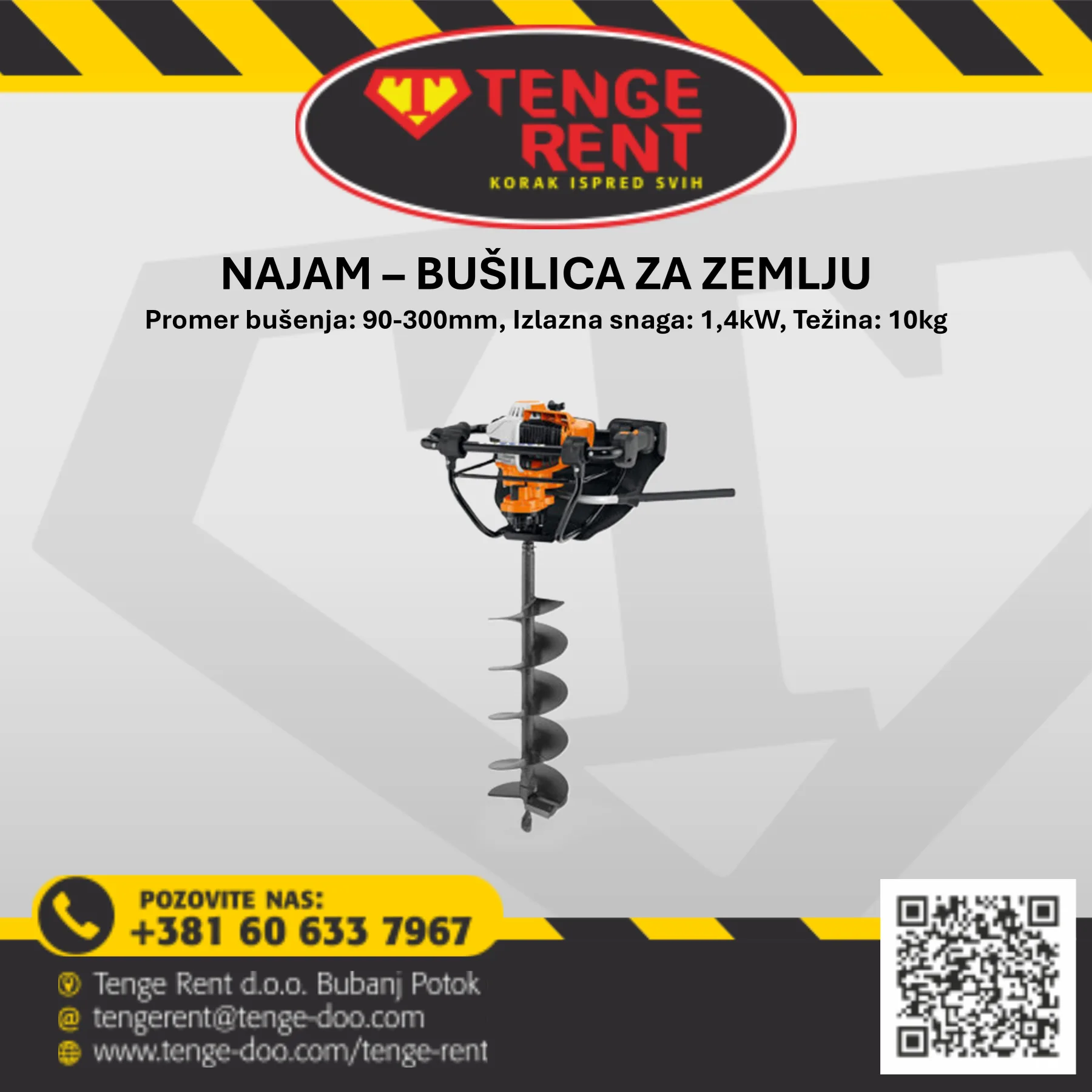 Bušač/Bušilica za zemlju