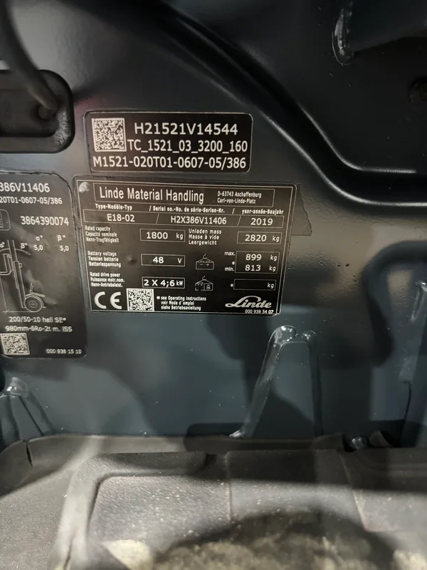 Linde E18-02 EVO